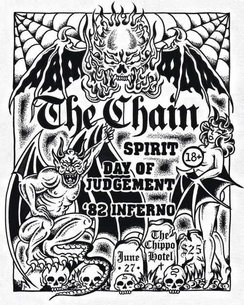 THE CHAIN (WA), SPIRIT (VIC), DAY OF JUDGEMENT, '82 INFERNO