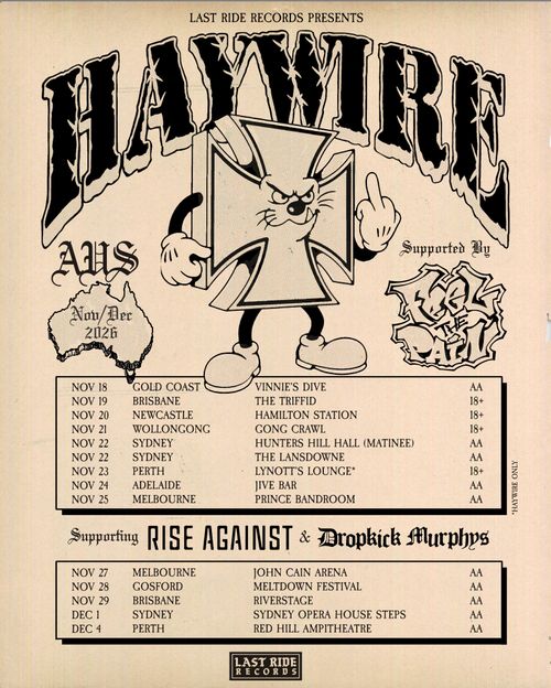 Haywire (US), Feel The Pain, Winnerz Circle, Bleach To Death (INDO) & More @ Hunters Hill AA