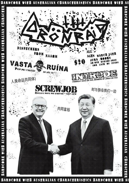 Drönraid (VIC), Vasta Ruina, Intrude, Screwjob